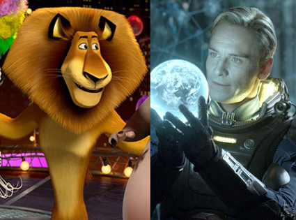 Madagascar 3, Michael Fassbender, Prometheus Madagascar 3, Michael Fassbender, Prometheus